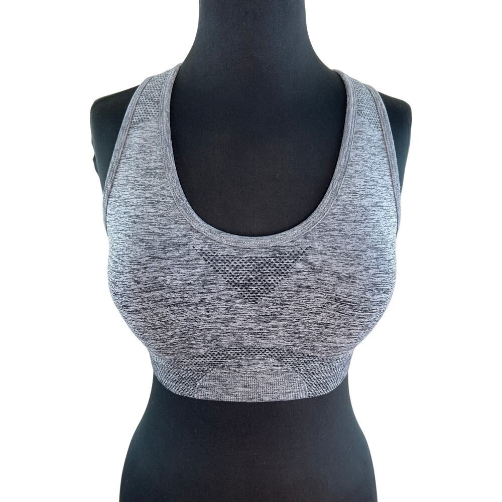 Gymshark Gray Ombre Seamless Sports Workout Bra Size XS